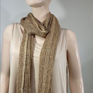 Tan Knit Scarf